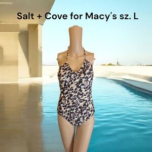 Salt & Cove Leopard Print Swimsuit